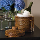 NAPA Home & Garden, BURMA RATTAN ICE BOX & TONGS,TN220