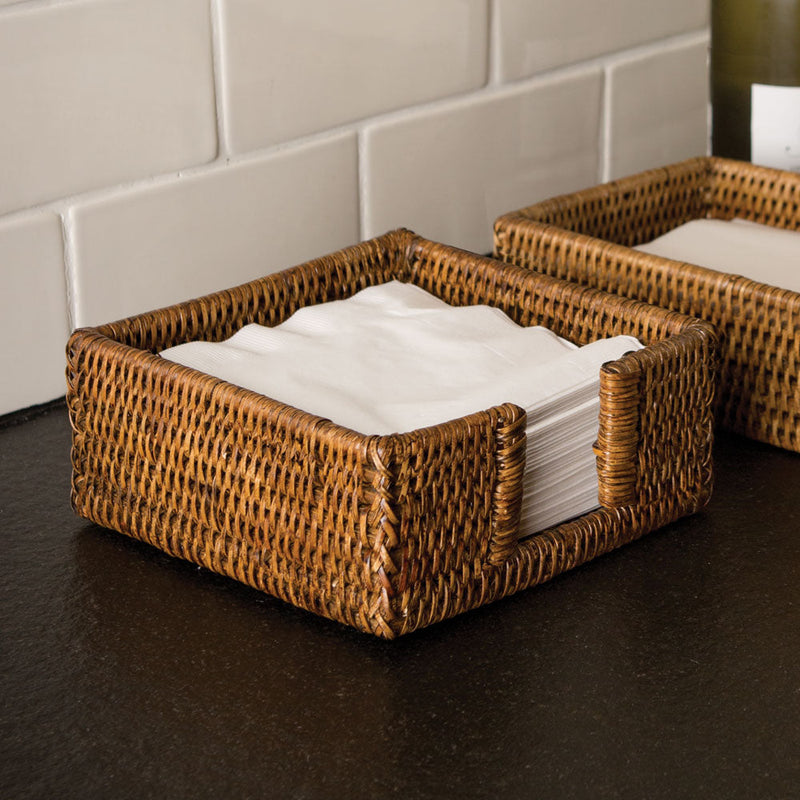 NAPA Home & Garden, BURMA RATTAN COCKTAIL NAPKIN HOLDER