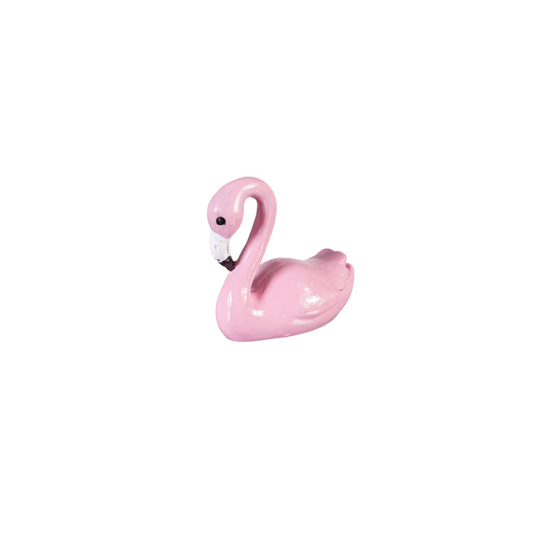 Blue Coastal Pocket Token Resin Flamingo
