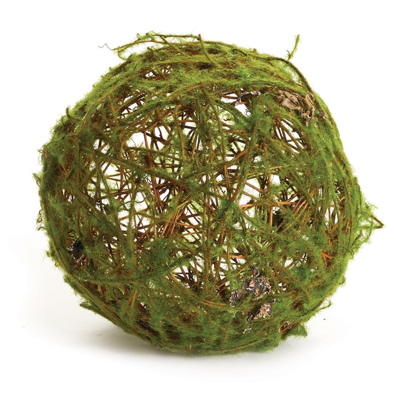 Napa Home Garden, MOSSY WRAPPED TWIG ORB 8",tp403