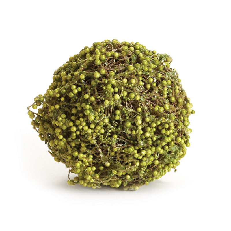 Napa Floral Collection-Green Berry Orb 6 inches