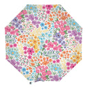 Bunny Blooms Umbrella Manual Compact with Sleeve, Floral Ditsy, 38" Canopy x 22.5"H