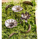 Metal Lily Pad Garden Stakes, Set of 2