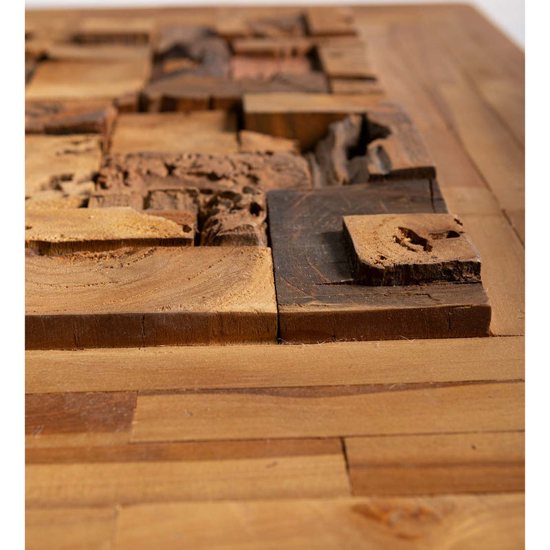 Javanese Wood Block Wall Art