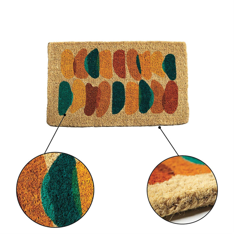 Painter's Palette Coir Door Mat