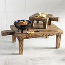 Wood Serving Board on Legs, Set of 2