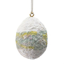 Fiber Mache Egg-shaped Ornaments, Set of 8