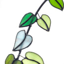 Hanging Vine Stained Glass Leaf Stake