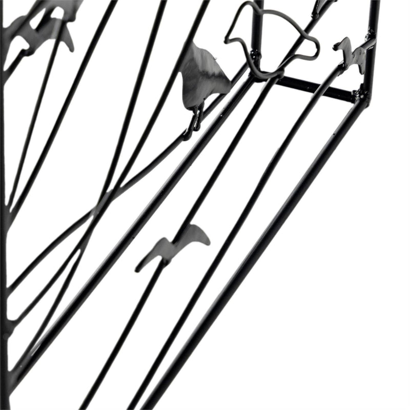 Handcrafted Metal Raven Wall Art