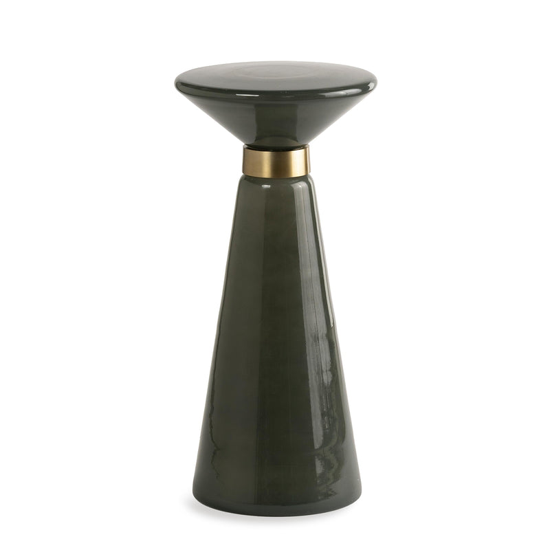 Milky Glass Drink Table