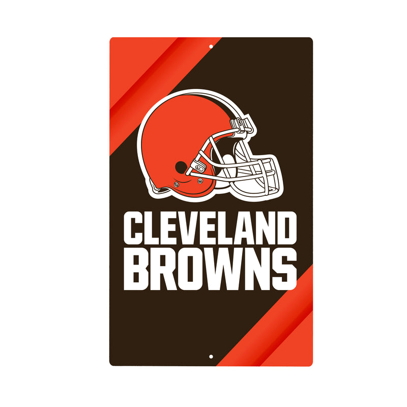 Cleveland Browns Logo Sign USA Metal Wall Sign, 7.5" x 11.5"