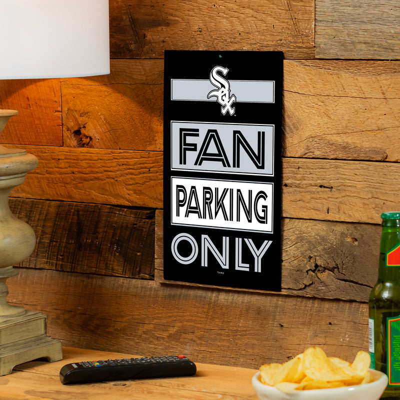 Chicago White Sox Fan Parking USA Metal Wall Sign, 7.5" x 11.5"