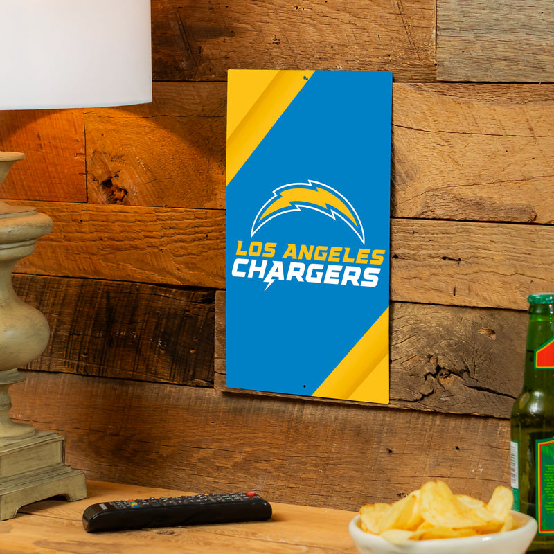 Los Angeles Chargers Logo Sign USA Metal Wall Sign, 7.5" x 11.5"