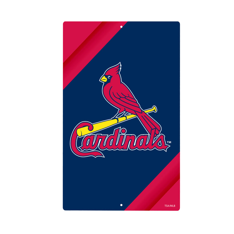 St Louis Cardinals Logo Sign USA Metal Wall Sign, 7.5" x 11.5"