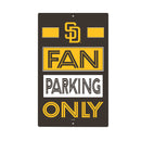 San Diego Padres Fan Parking USA Metal Wall Sign, 7.5" x 11.5"