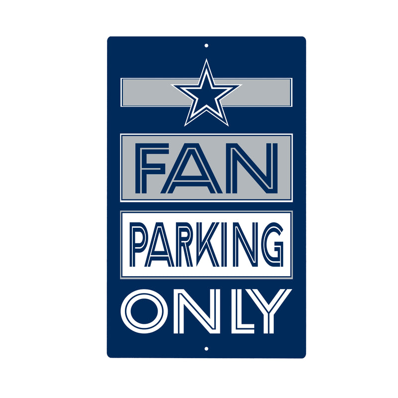 Dallas Cowboys Fan Parking USA Metal Wall Sign, 7.5" x 11.5"