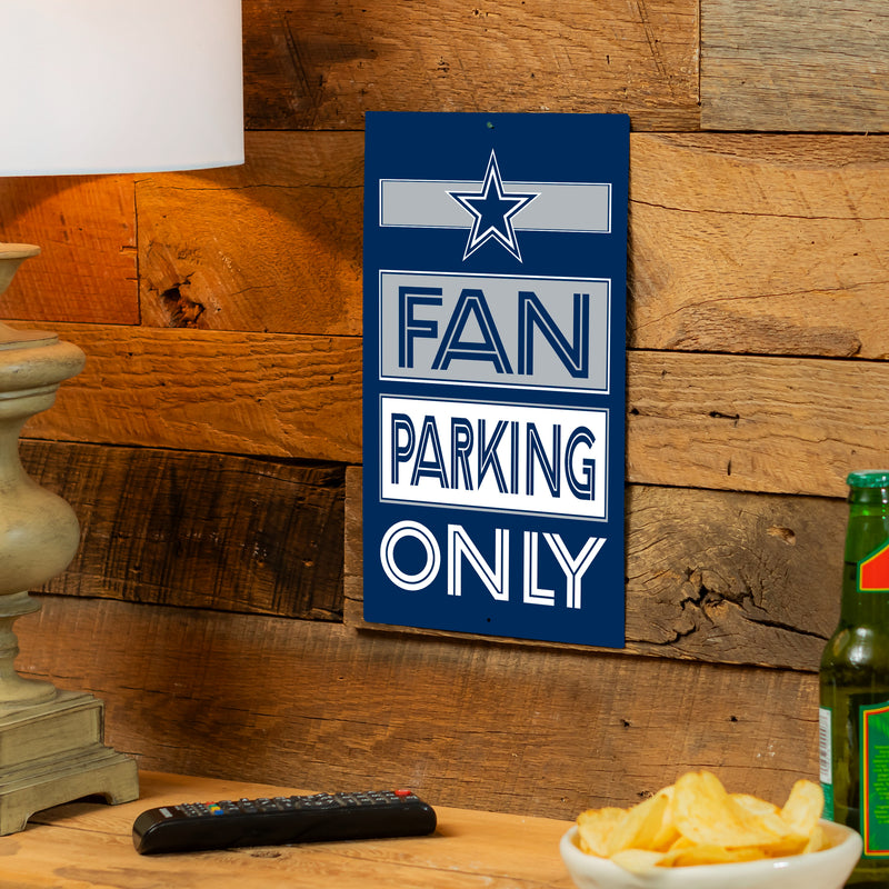 Dallas Cowboys Fan Parking USA Metal Wall Sign, 7.5" x 11.5"