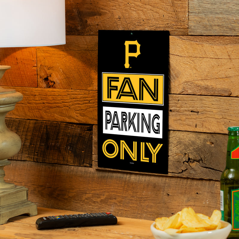 Pittsburgh Pirates Fan Parking USA Metal Wall Sign, 7.5" x 11.5"