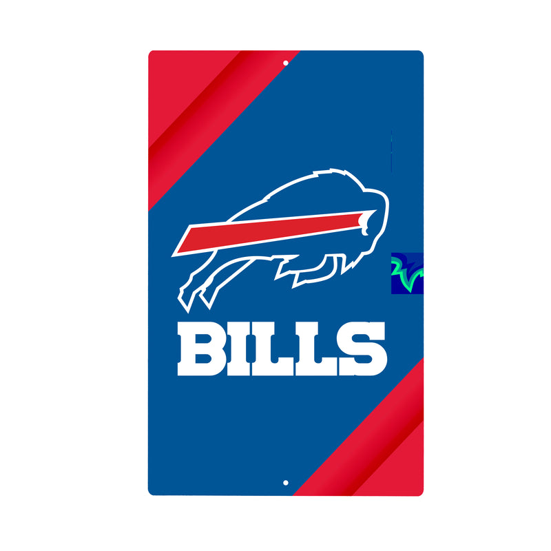 Buffalo Bills Logo Sign USA Metal Wall Sign, 7.5" x 11.5"