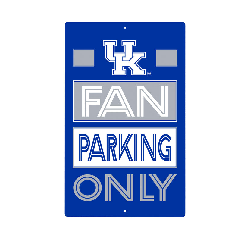 University of Kentucky Fan Parking USA Metal Wall Sign, 7.5" x 11.5"