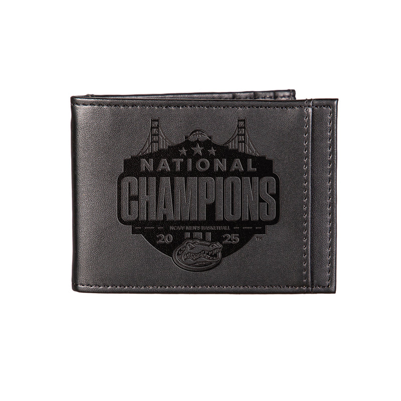 University of Florida, Mens NCAA Basketball Champions  Front Pocket Wallet, Black