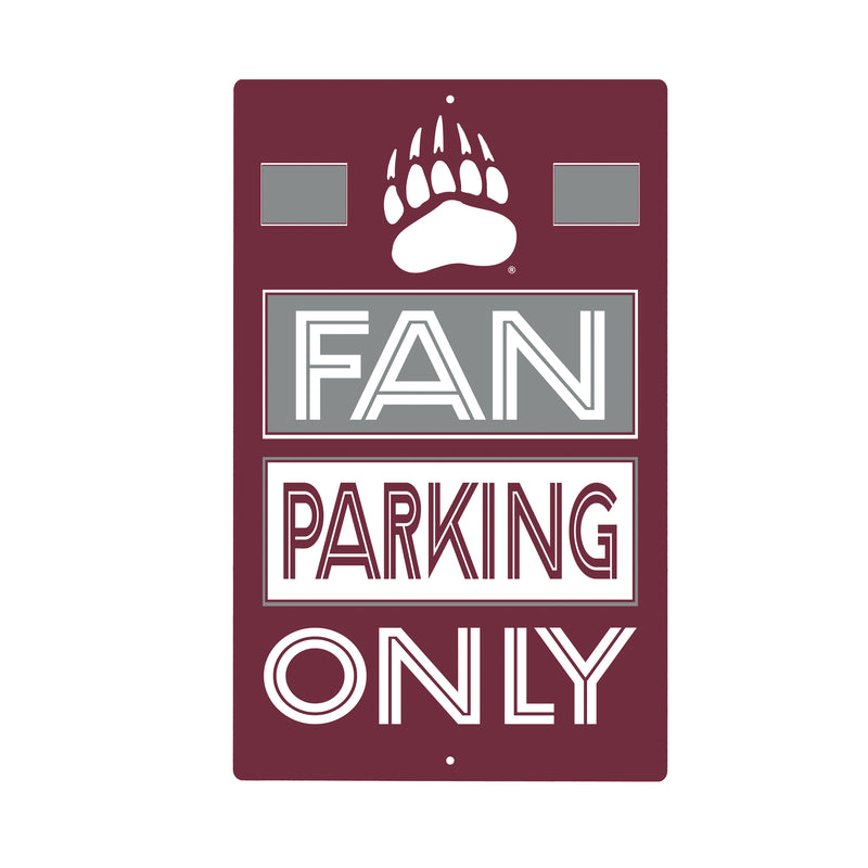 University of Montana Fan Parking USA Metal Wall Sign, 7.5" x 11.5"
