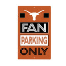 University of Texas Fan Parking USA Metal Wall Sign, 7.5" x 11.5"