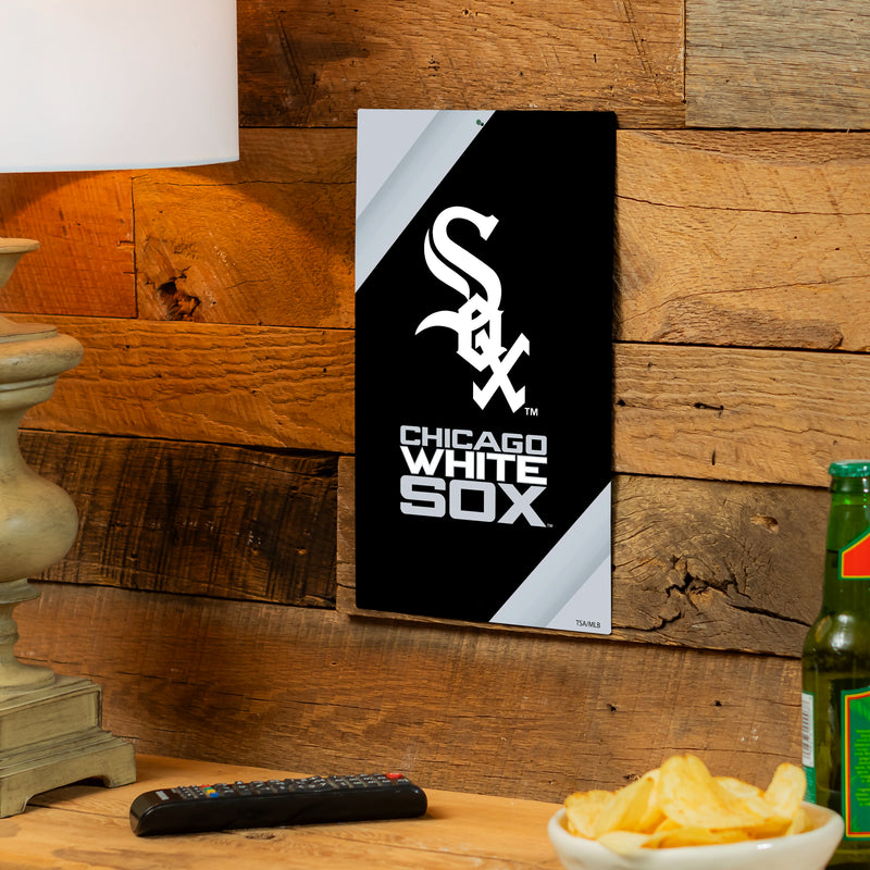 Chicago White Sox Logo Sign USA Metal Wall Sign, 7.5" x 11.5"