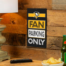 Pittsburgh Penguins Fan Parking USA Metal Wall Sign, 7.5" x 11.5"