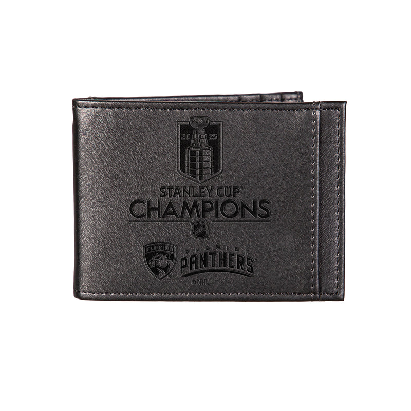 Florida Panthers, Stanley Cup 2025 Champions Front Pocket Wallet, Black