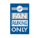 Los Angeles Dodgers Fan Parking USA Metal Wall Sign, 7.5" x 11.5"