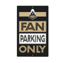 Purdue University Fan Parking USA Metal Wall Sign, 7.5" x 11.5"