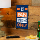 Detroit Tigers Fan Parking USA Metal Wall Sign, 7.5" x 11.5"