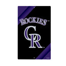 Colorado Rockies Logo Sign USA Metal Wall Sign, 7.5" x 11.5"