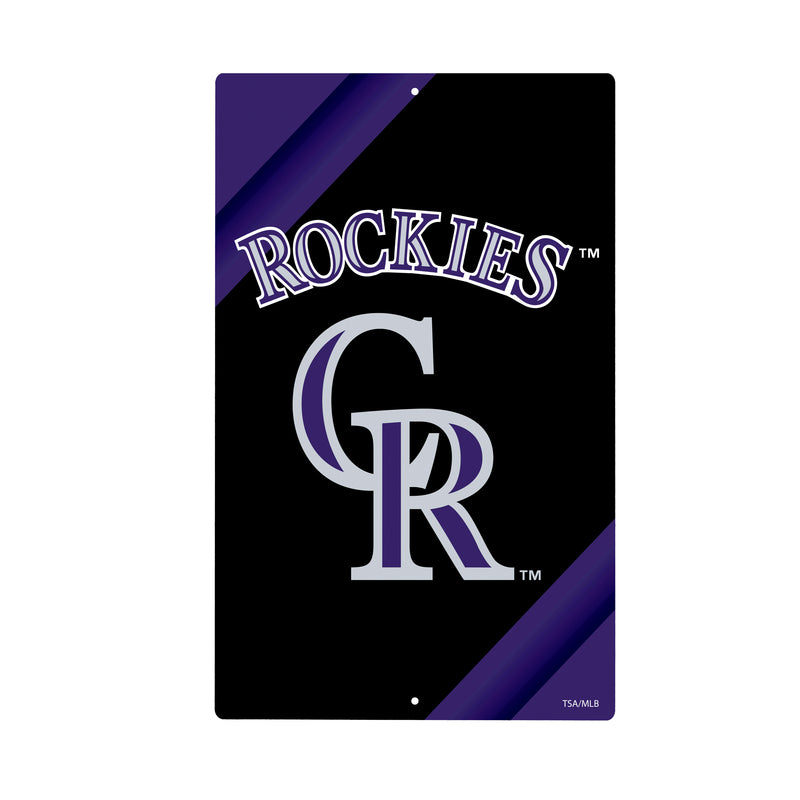 Colorado Rockies Logo Sign USA Metal Wall Sign, 7.5" x 11.5"