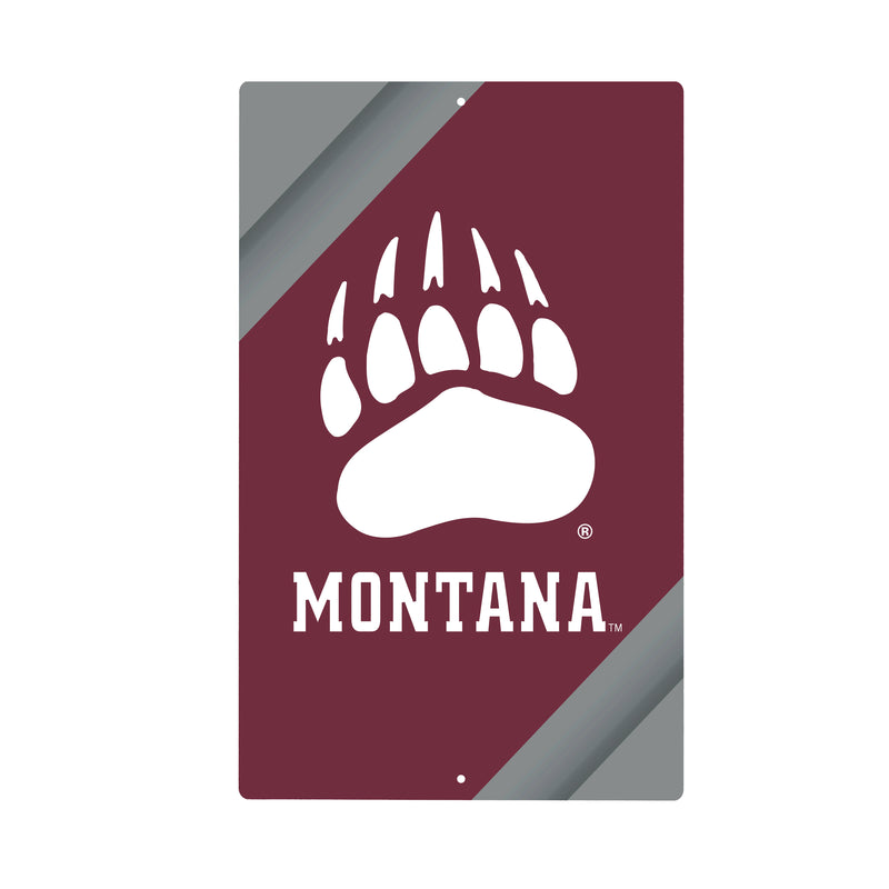 University of Montana Logo Sign USA Metal Wall Sign, 7.5" x 11.5"
