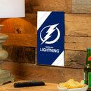 Tampa Bay Lightning Logo Sign USA Metal Wall Sign, 7.5" x 11.5"