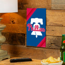 Philadelphia Phillies Logo Sign USA Metal Wall Sign, 7.5" x 11.5"