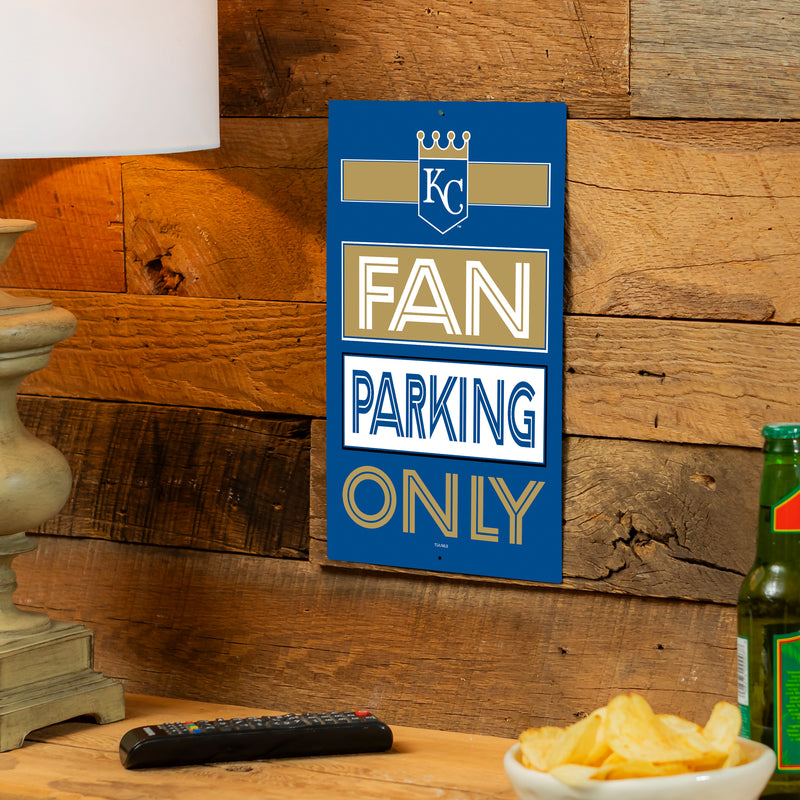 Kansas City Royals Fan Parking USA Metal Wall Sign, 7.5" x 11.5"