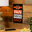 Cincinnati Bengals Fan Parking USA Metal Wall Sign, 7.5" x 11.5"