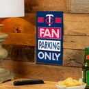 Minnesota Twins Fan Parking USA Metal Wall Sign, 7.5" x 11.5"