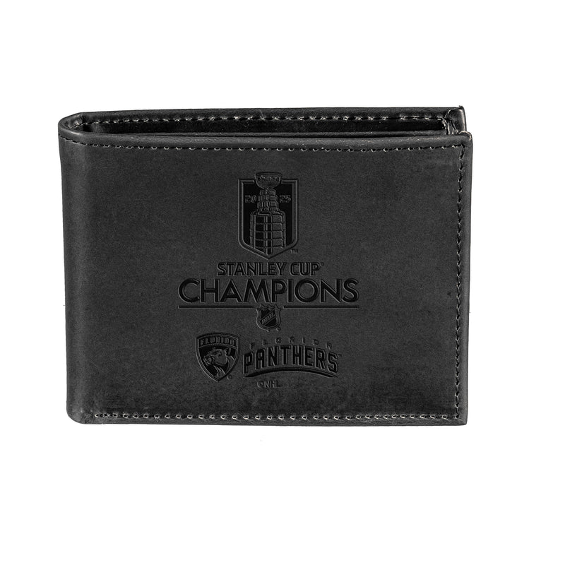 Florida Panthers, Stanley Cup 2025 Champions Wallet, Bi-fold, Black