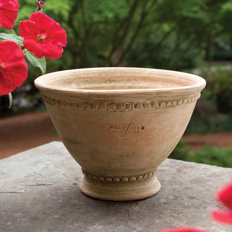 NAPA Home & Garden, WAKEFIELD HANDMADE OLDHAM ROCKDL PEDESTAL BOWL