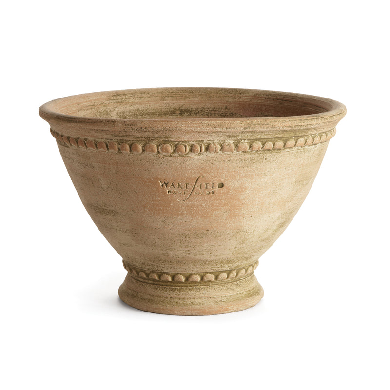 NAPA Home & Garden, WAKEFIELD HANDMADE OLDHAM ROCKDL PEDESTAL BOWL