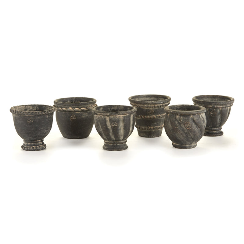 Napa Home Garden, WH MINI POTS ,SET OF 6,wh133be