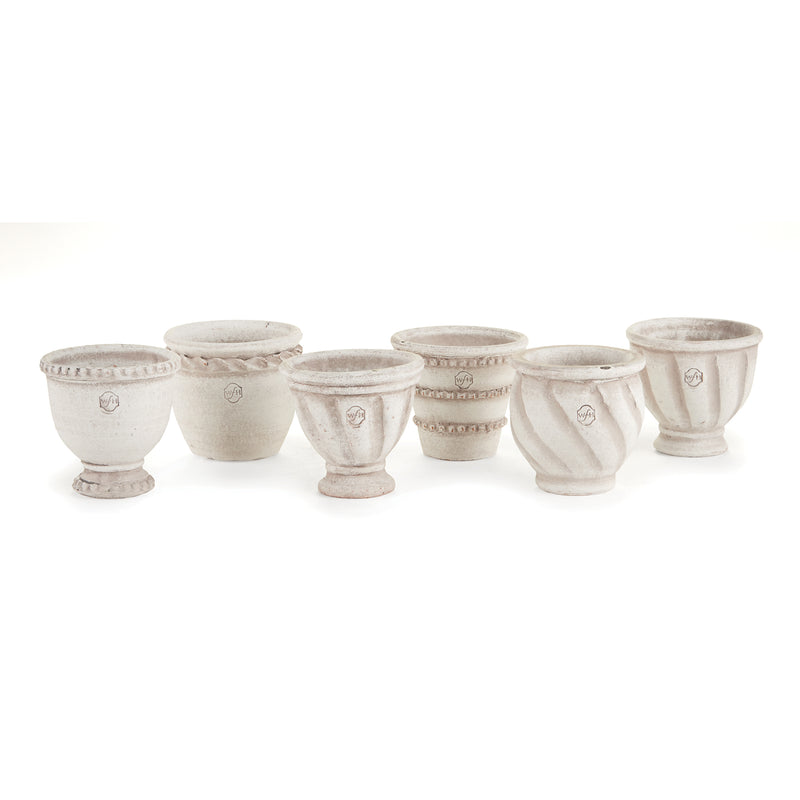 NAPA Home & Garden, WAKEFIELD HANDMADE MINI POTS, SET OF 6,WH133WA