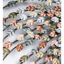 Handcrafted Metal Multi-Colored Willow Branch Moon Face Wall Art