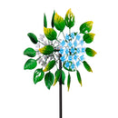 Metal Hydrangea Spinner 74"H