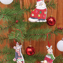 Santa Cat Ornament
