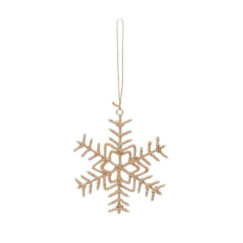 Jute Snowflake Ornament